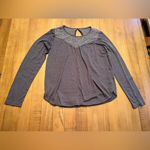 Women’s Kuhl Sonia Lace LS Long Sleeve in Mystik Size Small